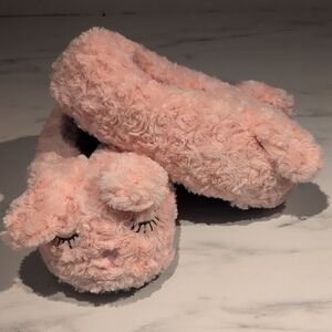 Cozy Pink Bunny Women Slippers